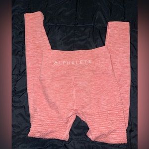 Alphalete • Women’s Peach Workout Leggings Size S